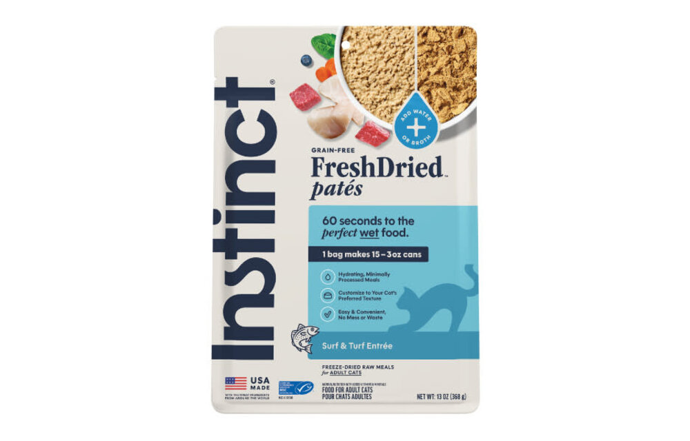 Instinct Cat Fresh Dried Pates Surf & Turf Entree 13oz