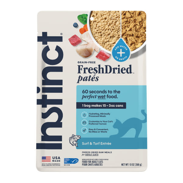 Instinct Cat Fresh Dried Pates Surf & Turf Entree 13oz