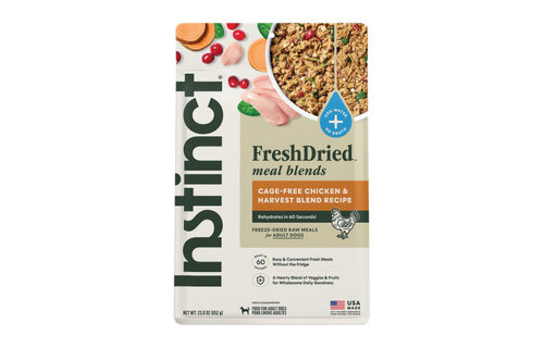 Instinct Dog Fresh Dried Meal Blends Chicken & Harvest 23oz