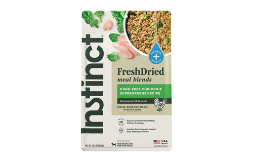 Instinct Dog Fresh Dried Meal Blends Chicken & Supergreens 23oz