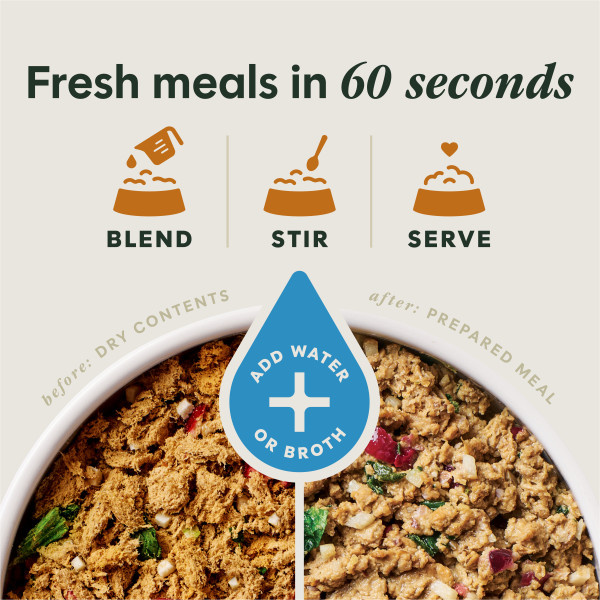 Instinct Dog Fresh Dried Meal Blends Chicken & Harvest 23oz