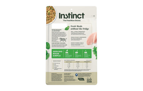 Instinct Dog Fresh Dried Meal Blends Chicken & Supergreens 23oz