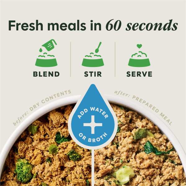 Instinct Dog Fresh Dried Meal Blends Chicken & Supergreens 23oz