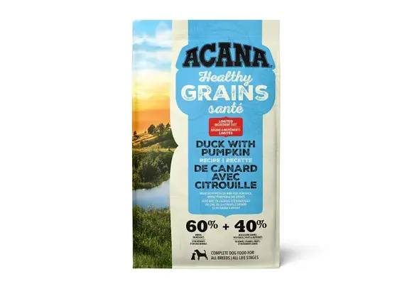 *New*Acana Dog Healthy Grains Duck w/Pumpkin 1.8kg