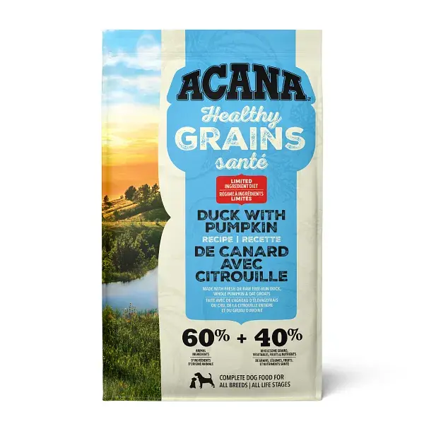 *New*Acana Dog Healthy Grains Duck with Pumpkin 1.8kg