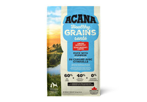 *New*Acana Dog Healthy Grains Duck w/Pumpkin 10.2kg