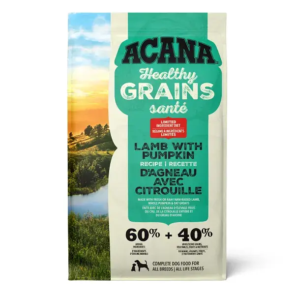 *New*Acana Dog Healthy Grains Lamb with Pumpkin 1.8kg