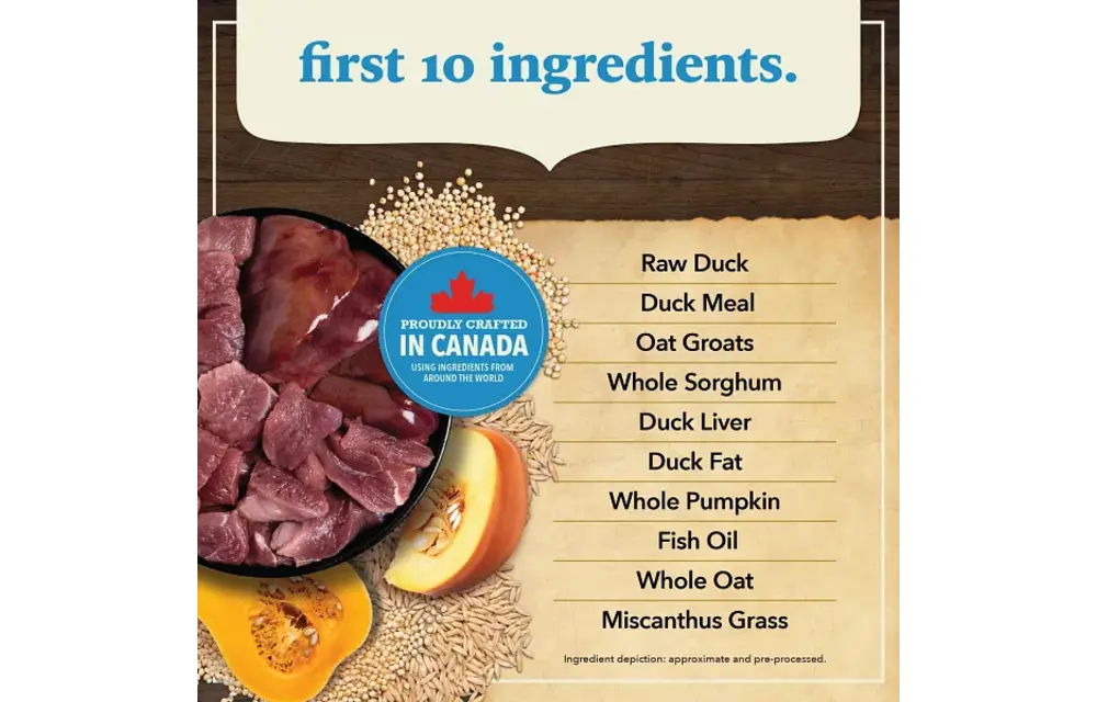 *New*Acana Dog Healthy Grains Duck w/Pumpkin 10.2kg
