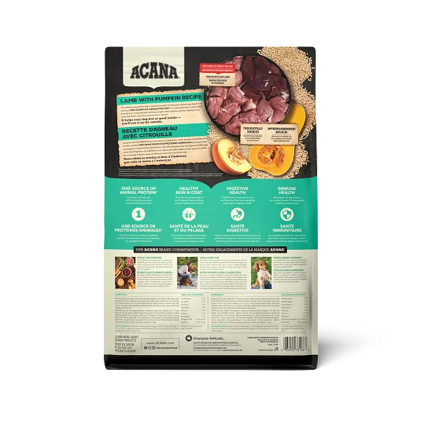*New*Acana Dog Healthy Grains Lamb with Pumpkin 1.8kg