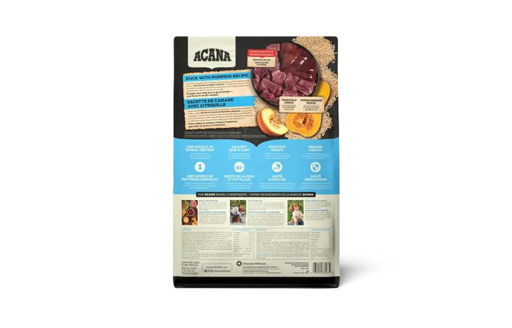 *New*Acana Dog Healthy Grains Duck with Pumpkin 1.8kg
