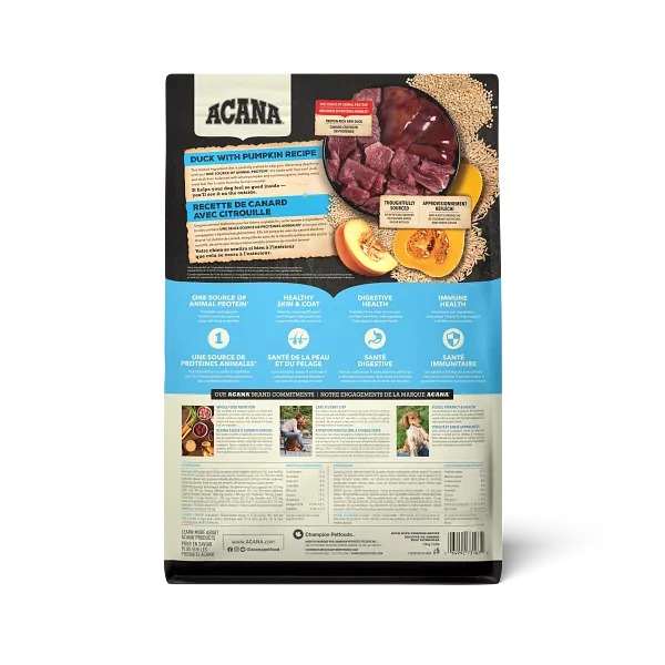 *New*Acana Dog Healthy Grains Duck with Pumpkin 1.8kg