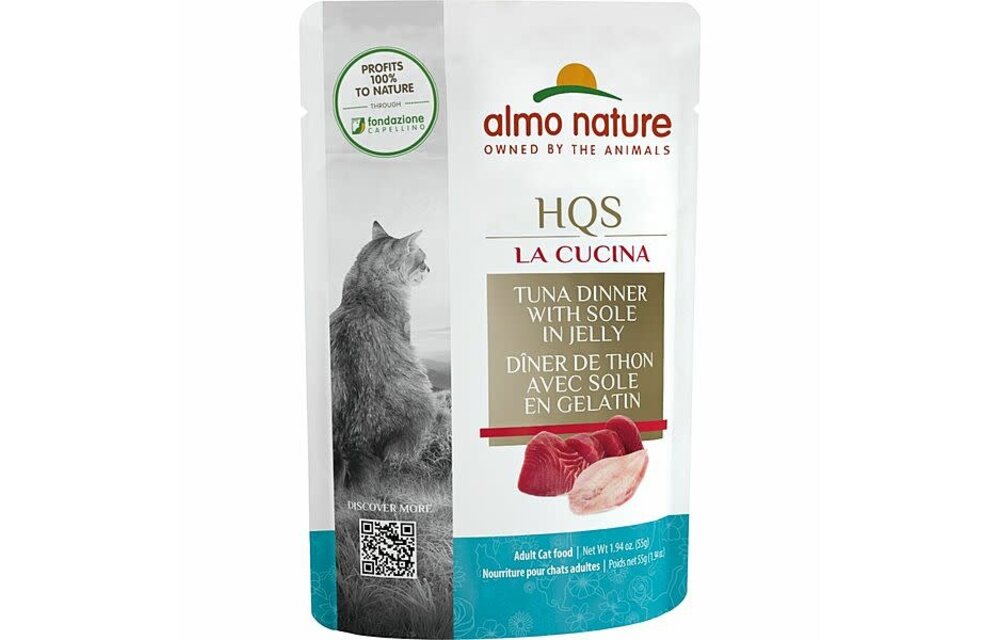 Almo La Cucina Tuna & Sole 55g Pouch
