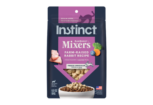 Instinct Cat Raw Boost FD Mixers Rabbit 6oz