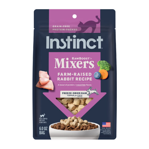 Instinct Cat Raw Boost FD Mixers Rabbit 6oz