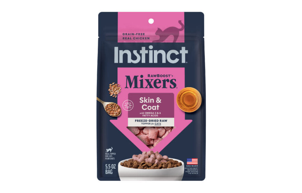 Instinct Cat Raw Boost FD Mixers Skin & Coat 5.5oz
