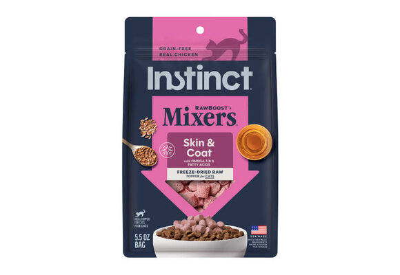 Instinct Cat Raw Boost FD Mixers Skin & Coat 5.5oz
