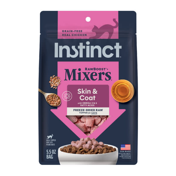 Instinct Cat Raw Boost FD Mixers Skin & Coat 5.5oz