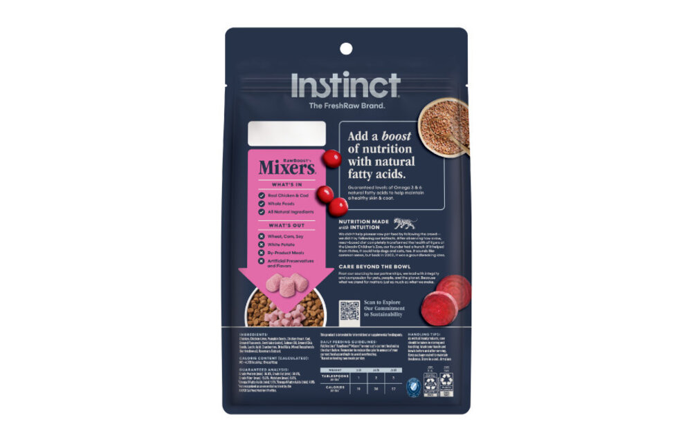 Instinct Cat Raw Boost FD Mixers Skin & Coat 5.5oz
