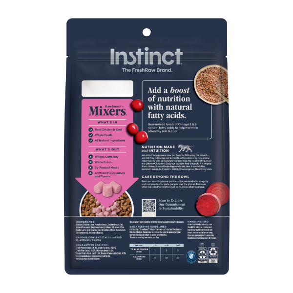 Instinct Cat Raw Boost FD Mixers Skin & Coat 5.5oz