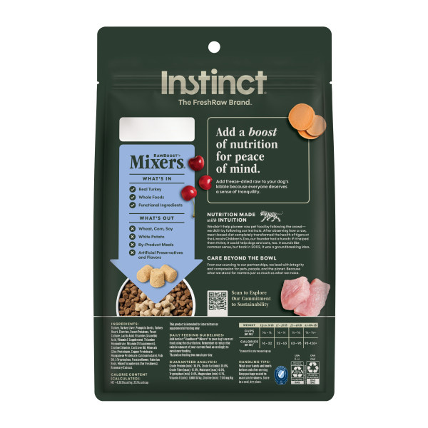 Instinct Dog Raw Boost FD Mixers Tranquility 5.5oz