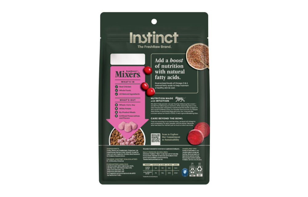 Instinct Dog Raw Boost FD Mixers Skin & Coat 5.5oz
