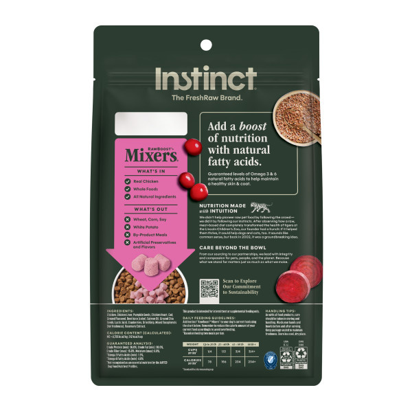 Instinct Dog Raw Boost FD Mixers Skin & Coat 5.5oz