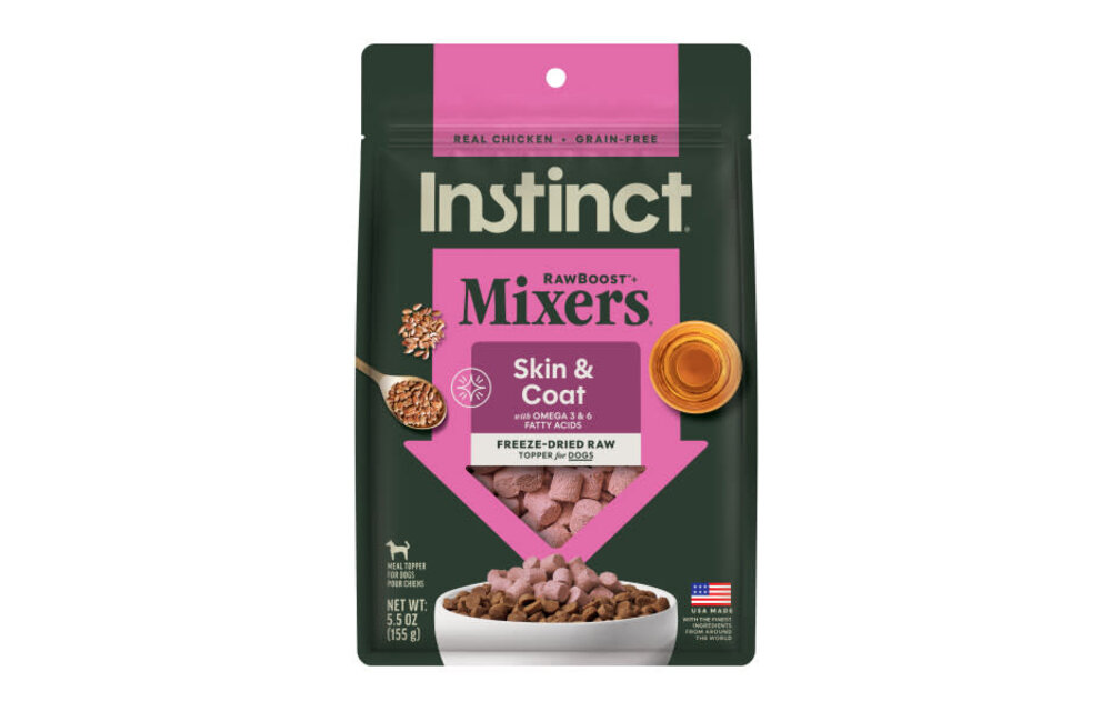 Instinct Dog Raw Boost FD Mixers Skin & Coat 5.5oz