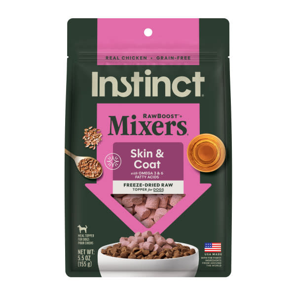 Instinct Dog Raw Boost FD Mixers Skin & Coat 5.5oz