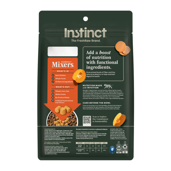 Instinct Dog Raw Boost FD Mixers Gut Health 5.5oz