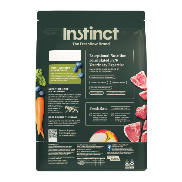 Instinct Dog Raw Lamb Bites 5.4lb