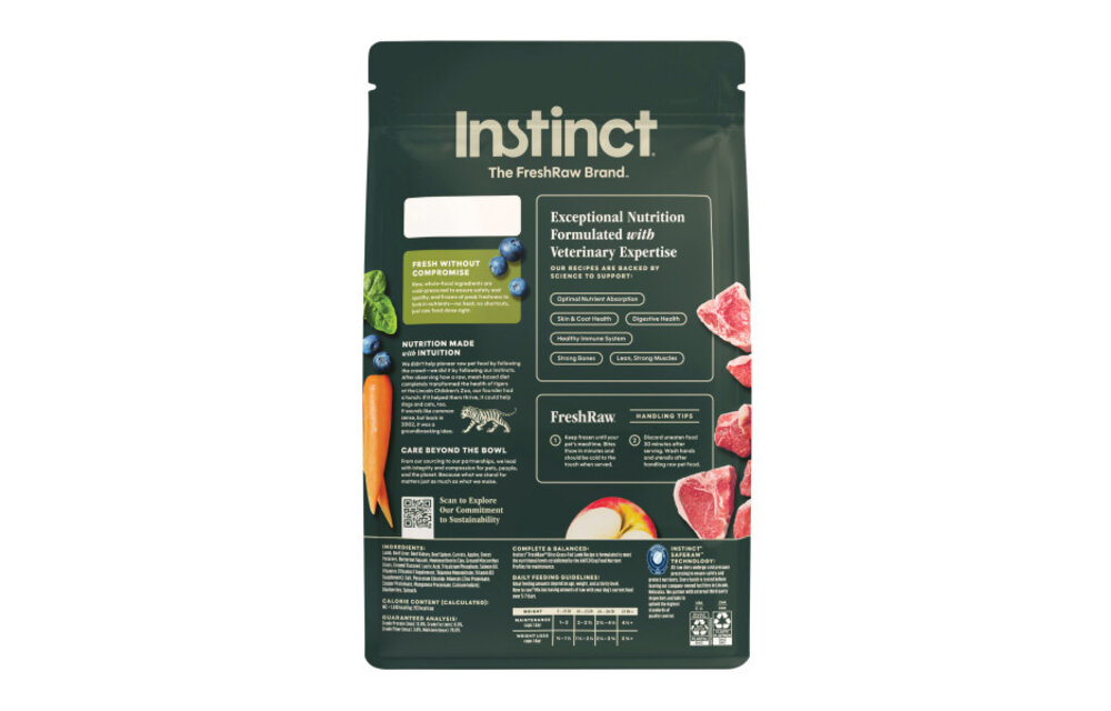 Instinct Dog Raw Lamb Bites 2.7lb