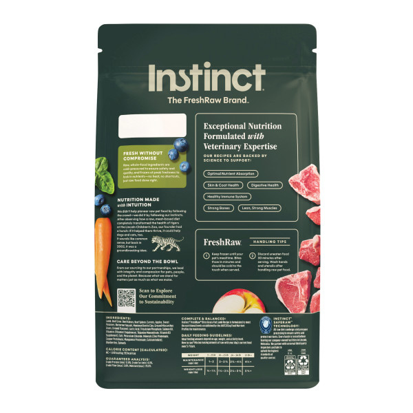 Instinct Dog Raw Lamb Bites 2.7lb