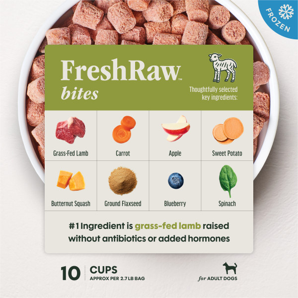 Instinct Dog Raw Lamb Bites 2.7lb