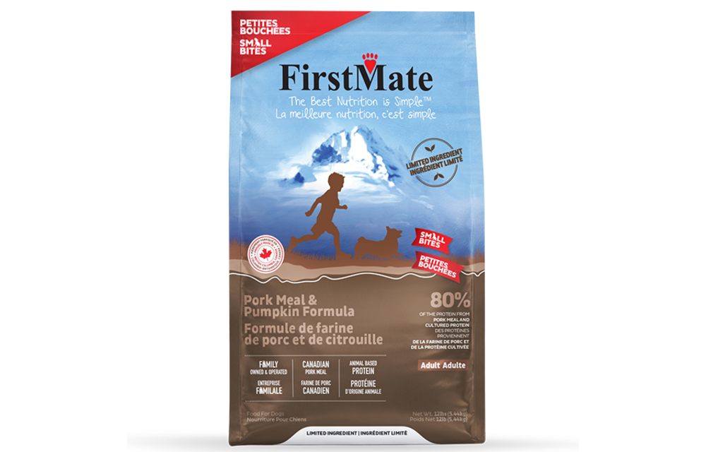 FirstMate Dog LID Pork & Pumpkin Small Bites 5.4kg