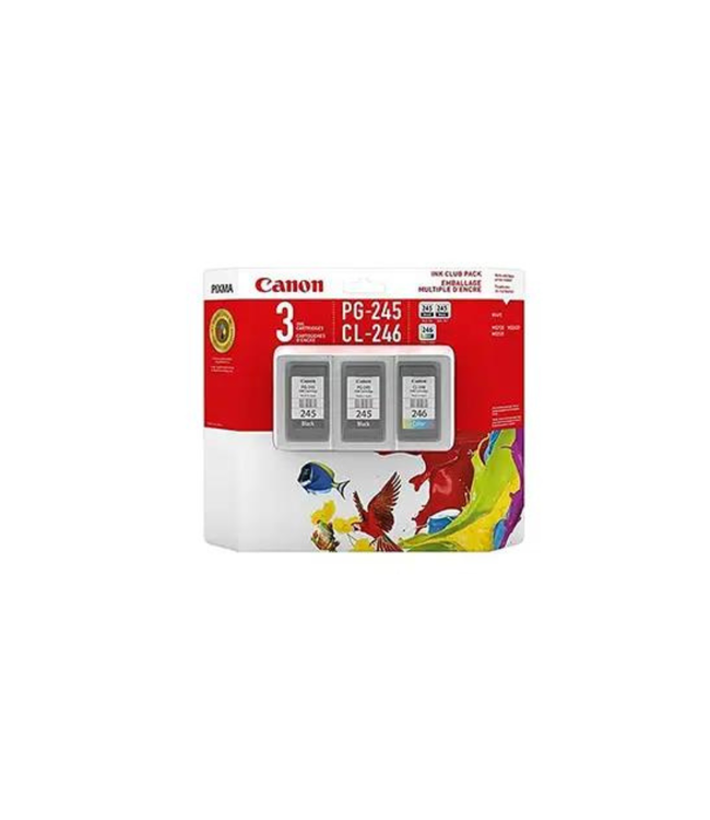 CANON 3 CARTOUCHE 245 245 +246 ORIGINALE