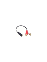 AUDIO 3.5MM FEMALE À 2RCA FEMALE CABLE ADAPTER