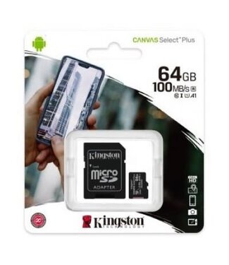 Kingston MicroSD SDCS2-64GB (100MB/S)