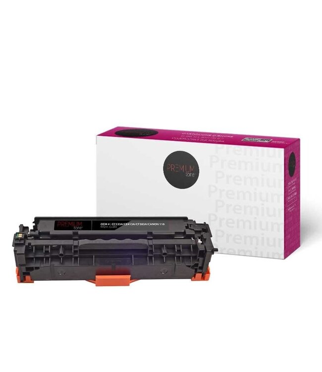 HP CC533A/CE413A/CF383A/Canon 118 Magenta Premium Tone