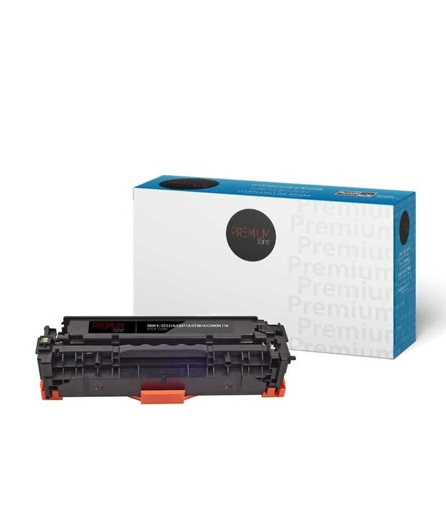 HP CC531A/CE411A/CF381A/Canon 118 Cyan Premium Tone