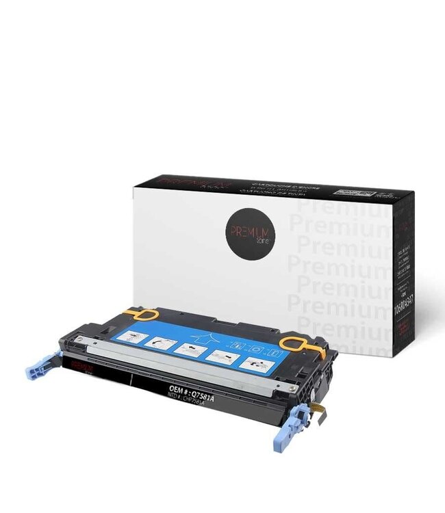 HP 3505/3800 Q7581A Compatible Cyan Premium Tone