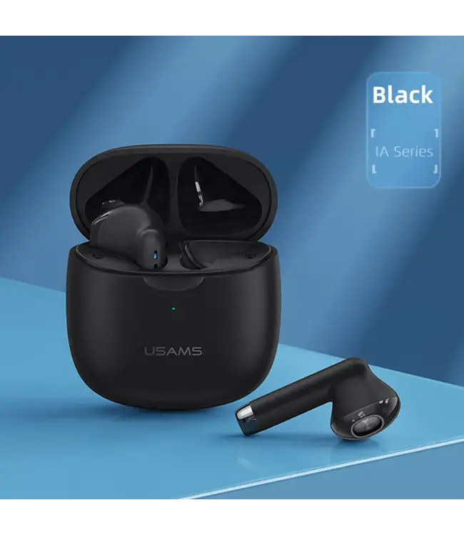 USAMS IA01 TWS ECOUTEURS – NOIR (Bluetooth )