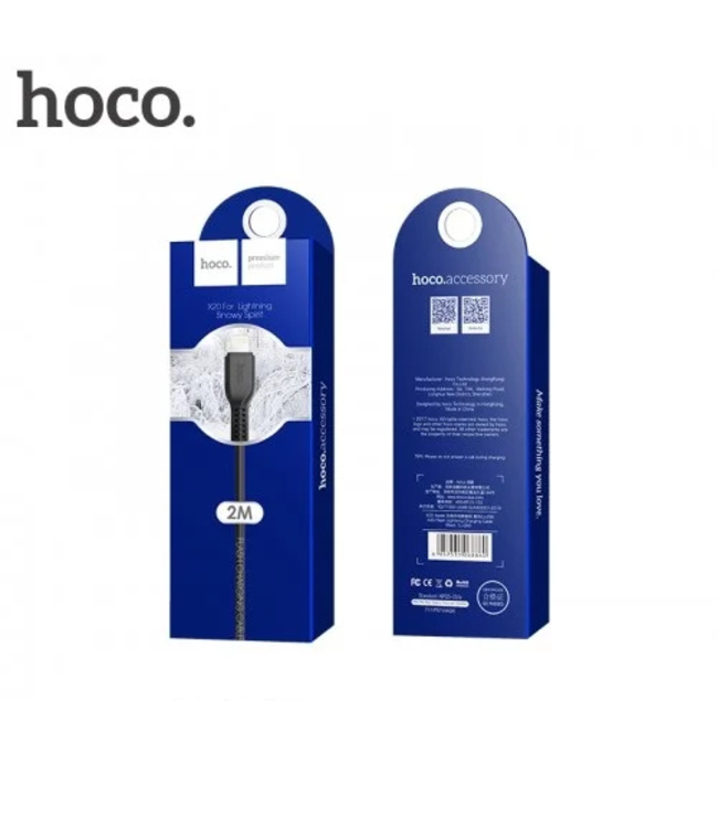 HOCO CHARGEUR 2M (USB À LIGHTNING)