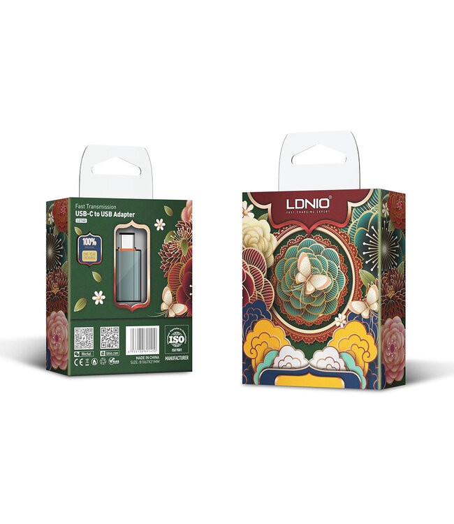 LDNIO ADAPTATEUR RAPIDE TYPE-C VERS USB FEMELLE (LC140)