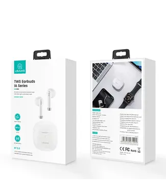 USAMS IA02 TWS ECOUTEURS – BLANC (Bluetooth )
