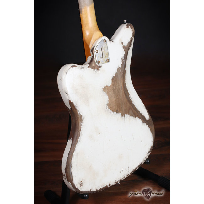 Fano JM6 Oltre Lollar Alnico Pole P-90 Electric Guitar w/ Gigbag – Olympic White