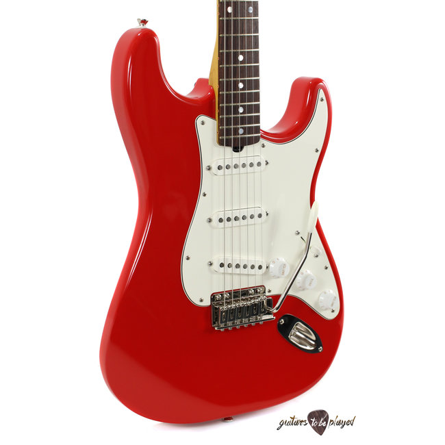 Elliott S-Series Stratocaster Guitar w/ BladeRunner Tremolo - Race Car Red