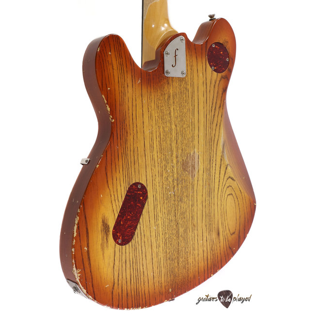 Fano GF6 Alt de Facto Semi-Hollow Swamp Ash P-90 Guitar w/ Mastery - Amber Burst