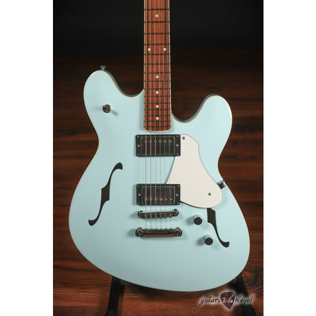 Fano GF6 Omnis Series Semi-Hollow Electric Guitar w/ Gigbag – Sonic Blue