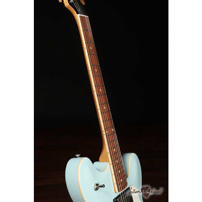 Fano GF6 Omnis Series Semi-Hollow Electric Guitar w/ Gigbag – Sonic Blue