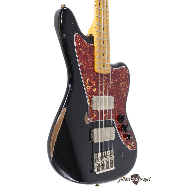 Fano JM4 Standard Bass MP Fingerboard w/ Gigbag - Bull Black (Medium Distress)